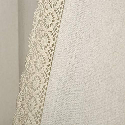 Lush Decor Rosalie Light Filtering Window Curtain Panels, Pair, 54" W