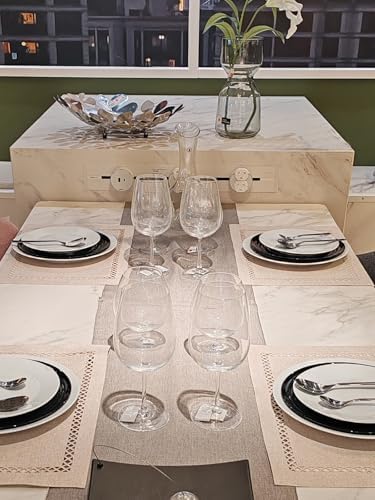 Placemats Set of 4, Set of 6 for Dining Table, Placemats with Hollow