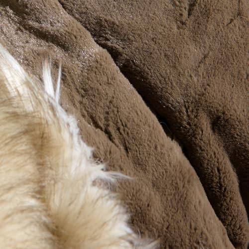 Home Fashion Heavyweight Super Soft Luxury Faux Fur Oversized Throw