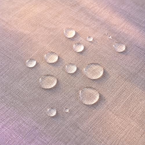 2 Pack Linen Textured Rectangle Tablecloths, 52 X 70 Inch