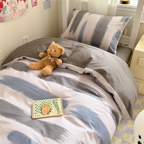 100% Cotton Bedding Duvet Cover Set Soft Floral Bedding Sets 4 Piece