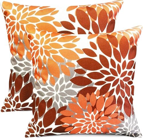 Decorative Throw Pillow Covers Set of 2 Brown Coffee pillow covers