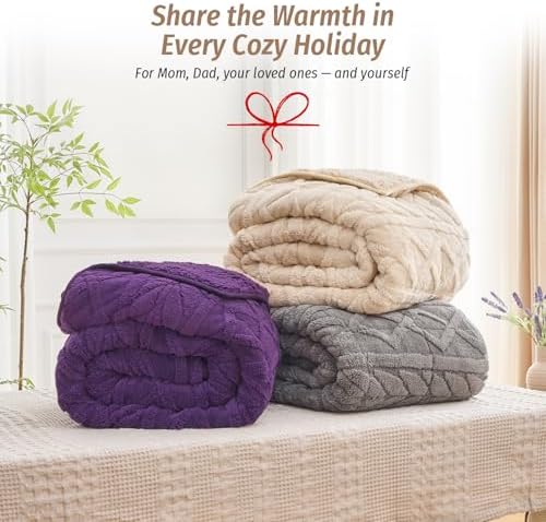 Wemore Soft Weighted Blanket for Adults 60" x 80" 15 lbs Queen Size