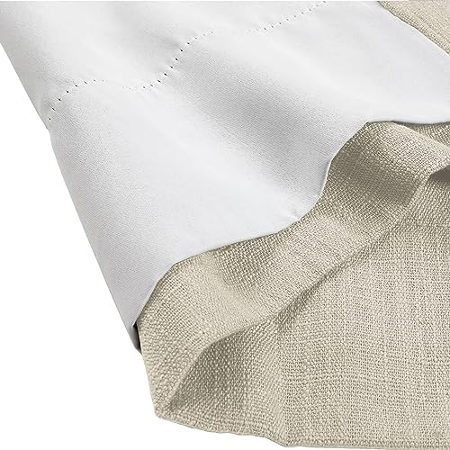 Drapifytex Antique Bronze Grommet Room Darkening Linen Curtains