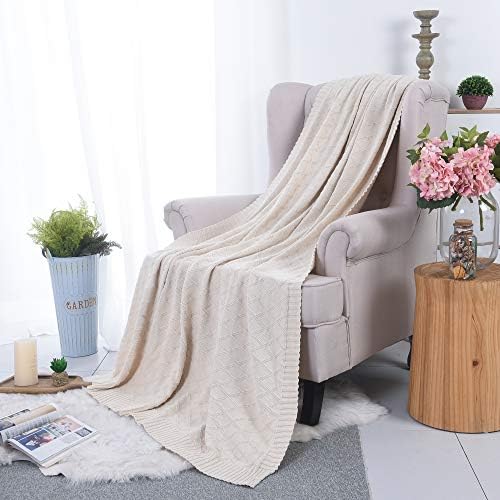 Soft Throw Blanket, Bed Knit Throw Blanket for Couch Chairs Home