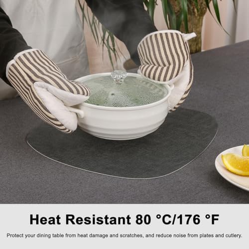 Faux Leather Placemats Set of 4, Dual Sided with Drink Coasters