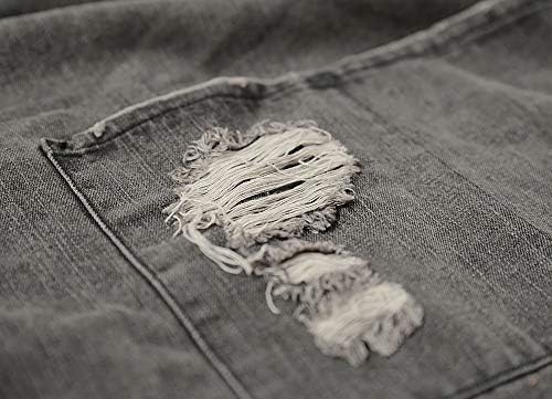 Cotton Denim Apron Soft - Unisex Adjustable Bib Apron with 5-Pockets
