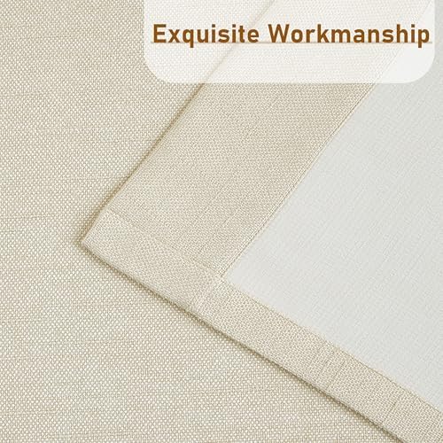 WEST LAKE 108 Inches Long Pinch Pleated Light Filtering Curtain Panels