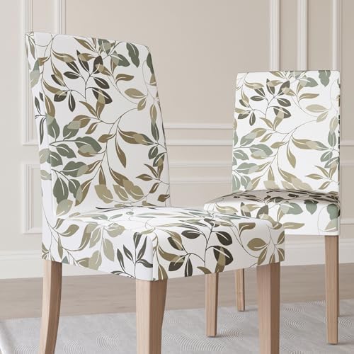 No. 918 Hillcrest 2-Pack Botanical Print Stretch Fit Elastic Dining