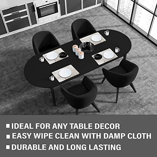 Dainty Home Foiled Granite Thick Cork Heat Resistant Dining Table
