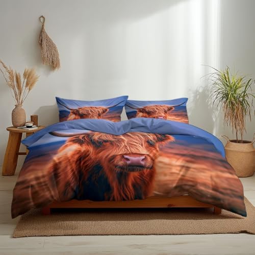 Duvet Cover Queen Size, Reversible King Duvet Cover Set with