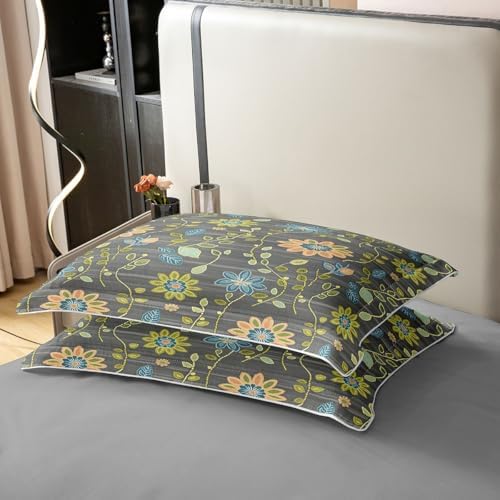 Erosebridal Vintage Floral 100% Cotton Comforter Cover Queen Geometric
