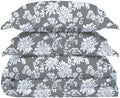 Feather & Stitch Queen Size Duvet Cover Set, 500 Thread Count Damask