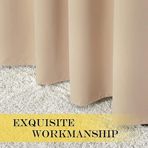 NICETOWN Room Darkening Window Curtain Extra Long 120"