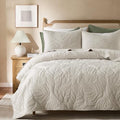 R.SHARE Beige King Size Quilt Set, Neutral Soft Lightweight Bedspread