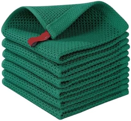Cotton Kitchen Towels - Soft, Absorbent, Dish Cloths for Cleaning and