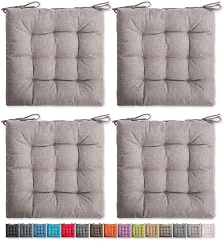 SQUARE MOON 4 Pack Chair Cushions, Seat Cushions, Chair Pads, Chair