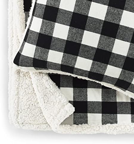 Eddie Bauer - Sherpa Reverse Throw Blanket for Bed or Couch, 50 x 70