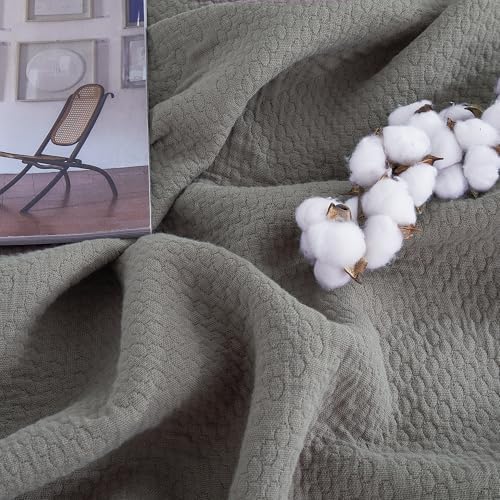 100% Cotton Blanket All Season Soft Breathable Bed Quilt Queen Size