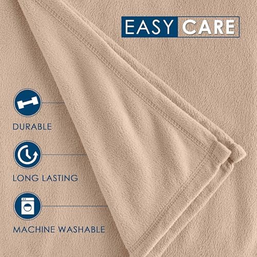 King Size Fleece Blanket | Comfy Supersoft Fleece Blanket – All-Season