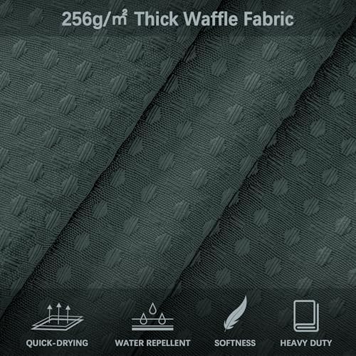 Extra Long Shower Curtain, 96 Inch Long Waffle Weave Heavy Duty Thick