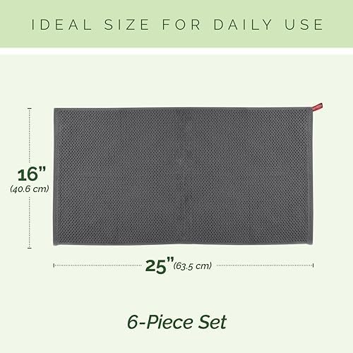 Elegant Comfort 100% Turkish Cotton 12-Pack Waffle Premium Kitchen