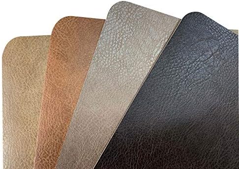 Faux Leather Placemat Table Mats Set of 6 Brown Heat Resistant