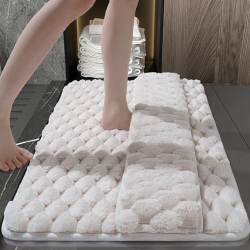 Thick Memory Foam Bath Rugs for Back of Foot, Soft Absorbent Mat