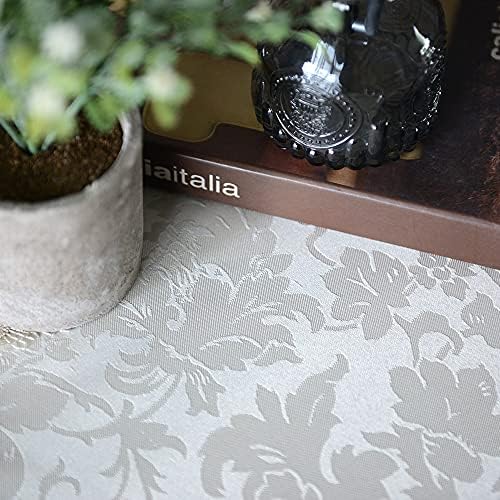 ARTABLE Oval Lace Tablecloth Light Brown Vintage Farmhouse