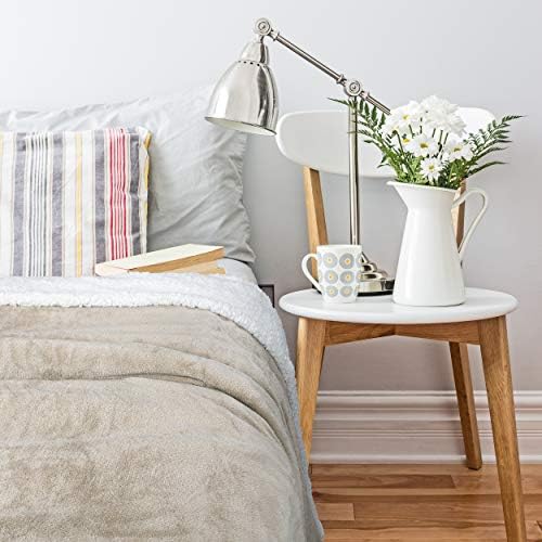 Tirrinia Sherpa Throw Plush Blanket Camel Throw Twin Size 60inch x