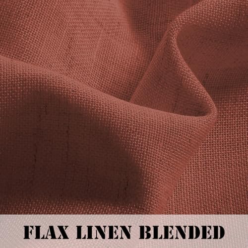 H.VERSAILTEX Linen Curtains Elegant Natural Linen Blended Curtains