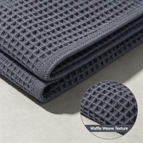 8 Pack 100% Cotton Kitchen Towels and Dishcloths Set