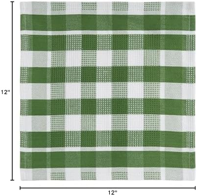 LANE LINEN 100% Cotton Kitchen Dish Cloths, Ultra Soft Absorbent Quick