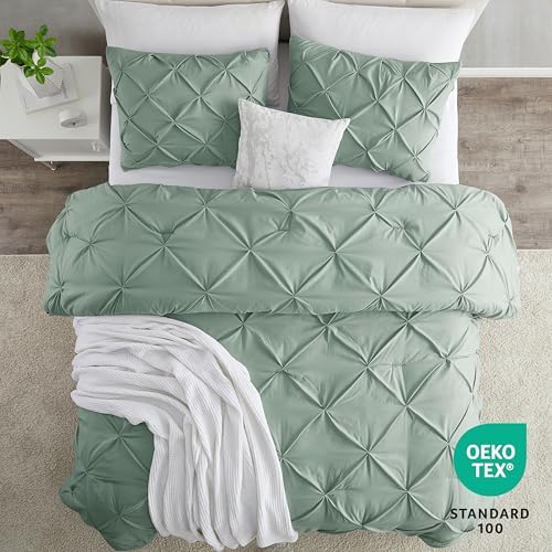 Nestl California King Duvet Cover Sage Green - Soft Double Brushed