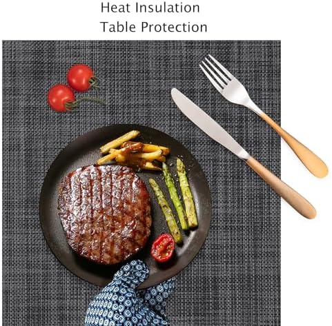 Myir JUN Placemats Set of 10 Kitchen and Dining Table Placemats
