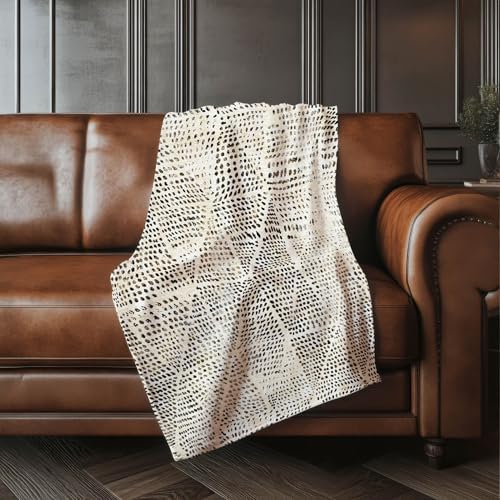 Addison Rugs ASB591 Beige 50" x 70" Oversized Sherpa Throw Blanket