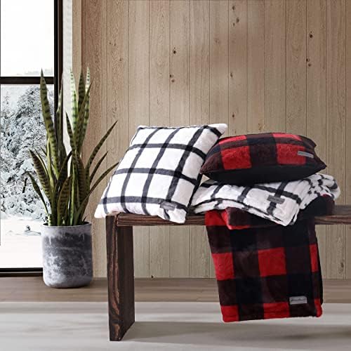 Eddie Bauer - Blanket, Ultra Soft Faux Fur Bedding, Oversized Throw