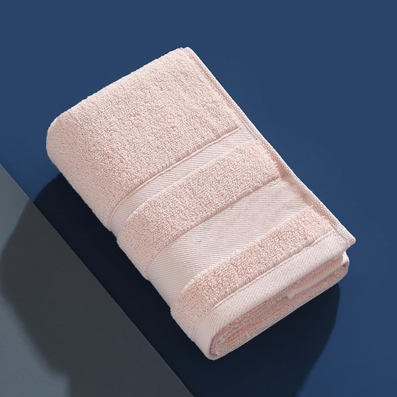 5pcs All‐Cotton Solid Washcloth for Home,13.78 * 28.74in,Grey