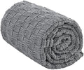 Knitted Weighted Blanket for Adult, No Beads Heavy Blanket 48"x72"