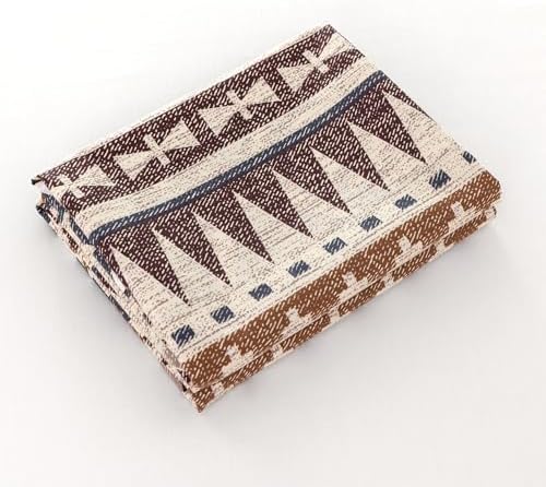 YuHeGuoJi Retro Aztec Pillow Cases King 100% Cotton Boho Geometric