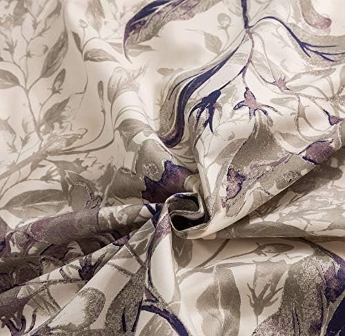 Tache Elegant Abstract Whimsical Wispy Leaf Floral Duvet Cover, Full