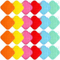 24 Pcs Cotton Pot Holders for Kitchen, Multicolor Square Hot Pads