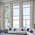 Macochico Extra Long Velvet Curtains 100 Inch Width by 120 Inch Length