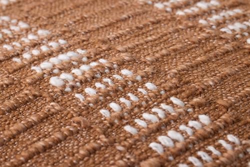 Loloi Rust/Ivory 22'' x 22'' Cover Only Pillow