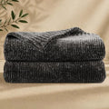 Chenille Throw Blanket for Couch, Cozy Soft Blanket Lightweight