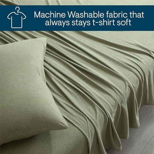 Aeropostale Super Soft Jersey Knit Sheet Set, 4 Piece Bed Sheets