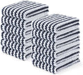 Homaxy 12 Pack Coral Velvet Kitchen Towels, 10 x 20inches, Dark Grey