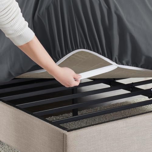 Hearth & Harbor Extra Deep Pocket California King Fitted Sheet, Dark