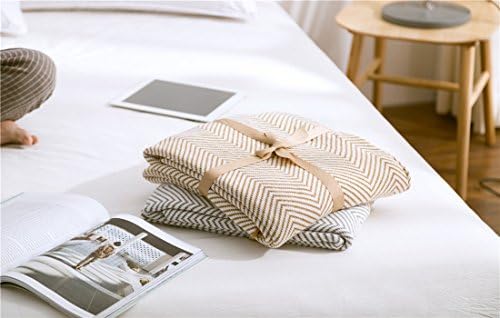 Home-organizer Tech 100-percent Cotton Cable Knitted Woven Soft Throw