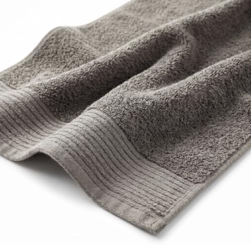 Cotton 10 Piece Assorted Marble & Solid Bath Towel Set, Luxury Cotton